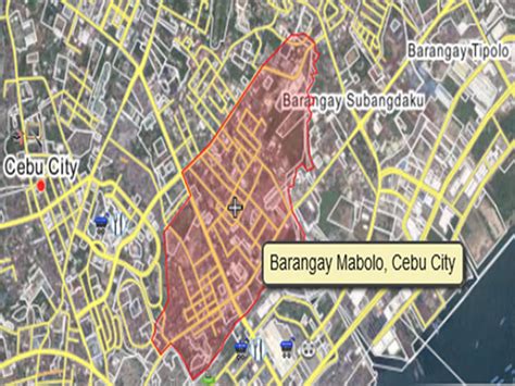 cebu city map barangay|2 discogoers nabbed for causing disturbance in Barangay Mabolo .